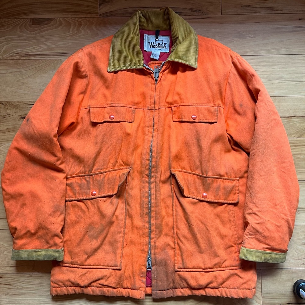 Vintage Woolrich Orange Hunting Jacket